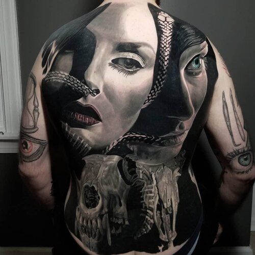 Custom realism tattoo by Mattlock Lopes